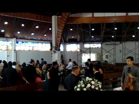 ENLACE MS - Música: Clarinada da Rainha no Violino + Marcha Nupcial + Foi Deus