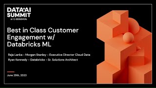 Leveraging Machine Learning on Databricks to Deliver Best in Class Customer Engagement