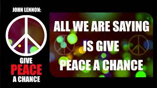 JOHN LENNON - GIVE PEACE A CHANCE  /DJ DALI RMX/