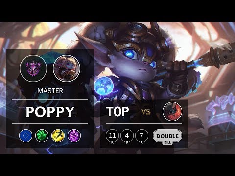 Poppy Top vs Aatrox - EUW Master Patch 9.9