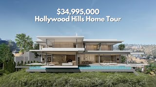 Inside an Immaculate Open Concept $35M Luxury Home | West Hollywood Home Tour