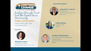 Justice Climate Fund and the Credit Union Community