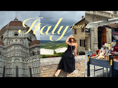 10 days in Italy (part 2): shopping in florence (leather haul!) & pizza nights