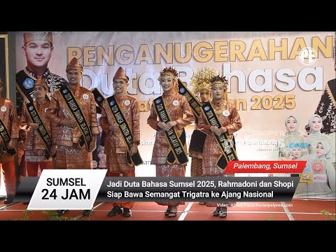 Rahmadoni dan Shopi Jadi Duta Bahasa Sumsel 2025