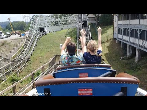 Back row point of view footage of Jack Rabbit