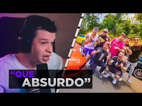 ARUAN REAGE A REAÇÃO DOS MEUS AMIGOS AO VER MEU CARRO NOVO - Cortes do Aruan
