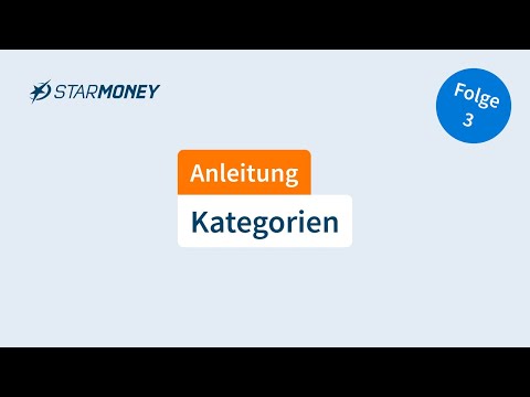 Effektive Nutzung von Kategorien in StarMoney 📊💡| StarMoney Tutorials
