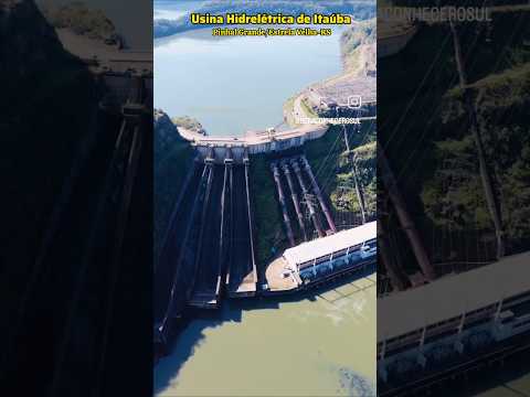 Usina Hidrelétrica Itaúba no Rio Jacuí na Região Central #riojacui #usina #Hidrelétrica #serragaucha