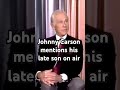 LAST Johnny Carson Tonight Show monologue mentions his late son #johnnycarson #thetonightshow