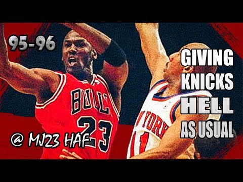 Michael Jordan Highlights vs Knicks (1996.01.23) - 33pts, Giving KNICKS HELL as Usual!