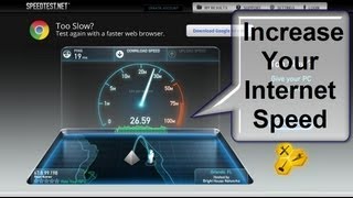 How To Increase Your Internet Speed + Google Chrome Speed Test