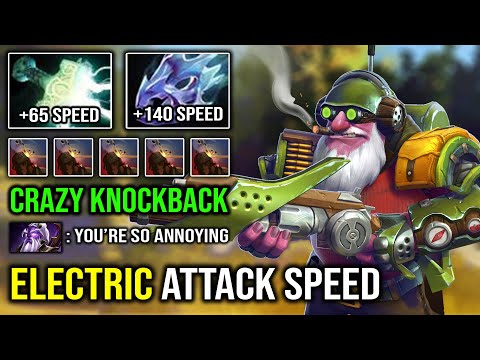 Sniper Electric Mid is BACK! 23Min GG Insane Attack Speed with Moon Shard & Mjollnir DotA 2