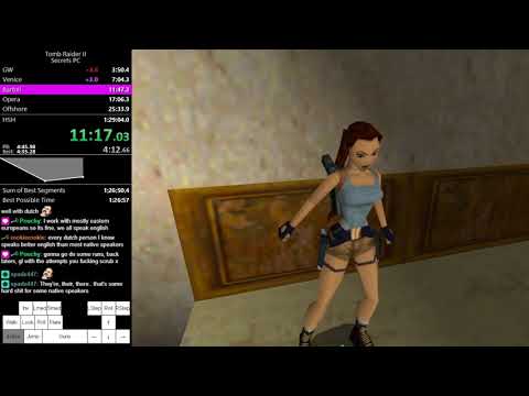Tomb Raider II All Secrets Speedrun RTA 1:27:51