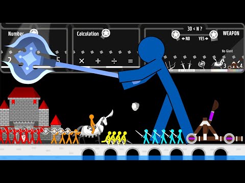 3v3 Stickman Fight : the Giant War - Marble & Ragdoll battle