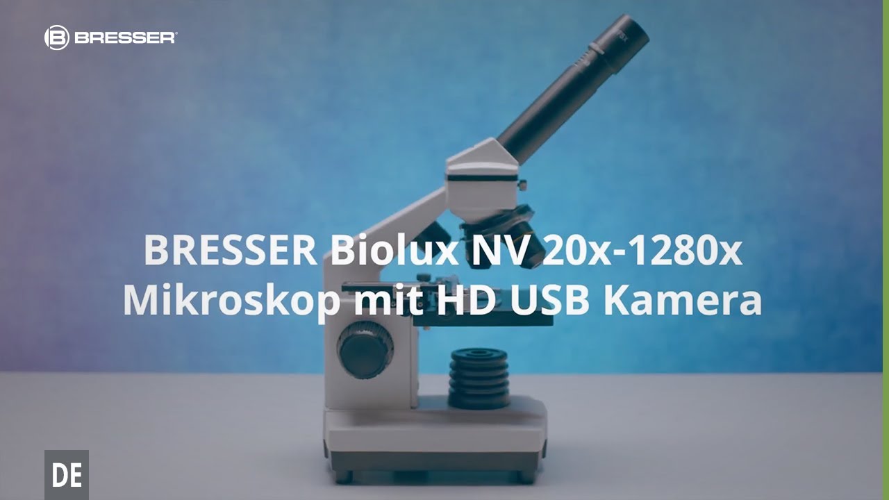 Мікроскоп Bresser Biolux NV 20-1280x HD USB Camera з кейсом (5116200)
