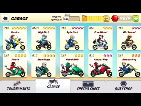 [Bike Race] RUBY HACK?! GARAGE HACK?!!