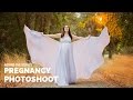 Beautiful Pregnancy Photoshoot Creating Sun Light In Cloudy Day Photography Behind The Scenes