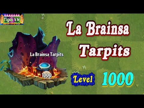Pvz 2 TigerVN | Endless Zone | Jurassic Marsh - La Brainsa Tarpits Level 1000