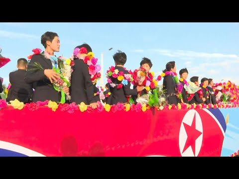 North Korea players celebrate U20 World Cup victory | AFP