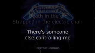 Metallica - Ride The Lightning Lyrics (HD)