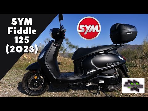 SYM Fiddle 125 (2023) | Probefahrt, Walkaround, Soundcheck, 0 auf 100 km/h (DEUTSCH) | VLOG 422