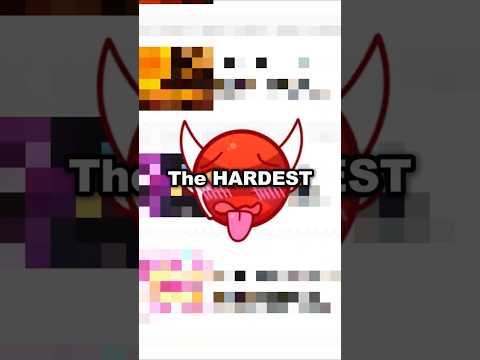 The HARDEST Insane Demon In Geometry Dash #geometrydash #gd #shorts #gaming