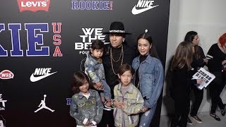 Black Eyed Peas Rapper Taboo at the 2018 Rookie USA Fashion show inn LA