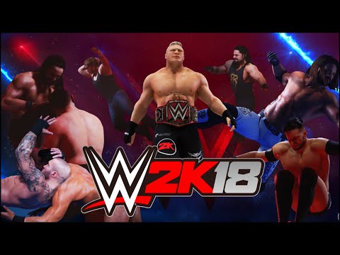 WWE 2K18 Brock Lesnar Roman Reigns Aj Styles John Cena & More Gameplay | WWE 2K18 GAMEPLAY ||