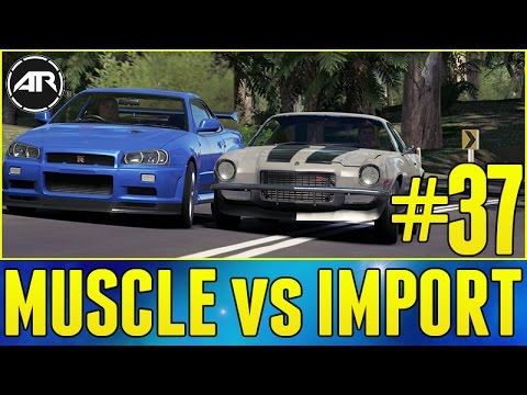 Forza Horizon 3 Let's Play : MUSCLE vs IMPORT!!! (Part 37)
