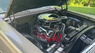 1963 Chevrolet Biscayne 2-Door Sedan Start Up and Engine Compartment