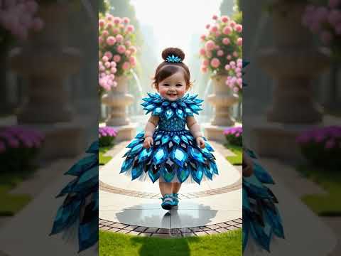 💎 Cutest Baby Fashion Show Gem Couture Look #406 #short | #PetiteHearts #BabyCouture
