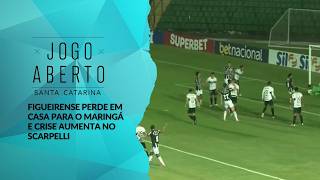 Figueirense perde em casa para o Maringá e crise aumenta no Scarpelli - Jogo Aberto SC