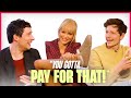 Zendaya Josh O Connor Mike Faist Chat Set Injuries THAT Churro Scene Challengers Interview