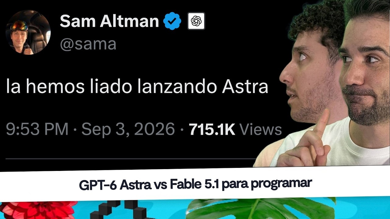 Noticias programación: GPT-6 Astra vs Claude Fable 5.1, Google quita uBlock Origin #CaféConCodely