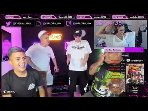 ✔😎CAROLINA ABRIL REACCIONA A LITKILAH Y G SONY🤣 #SHORT