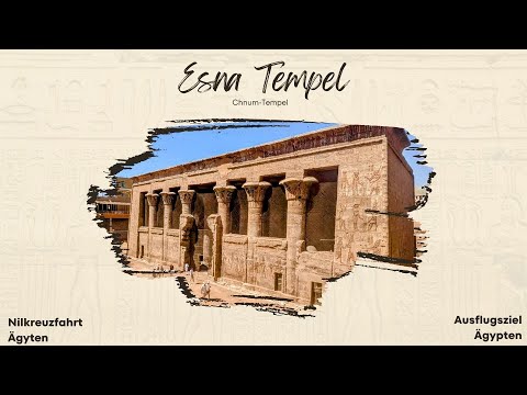 First stop on our Nile cruise: The impressive Temple of Esna