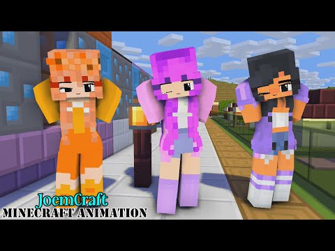 CASH, NICO, APHMAU, MIA, ZOEY COUPLE DANCE | DARLING OHAYO | SUPER IDOL DANCE - Minecraft Animation