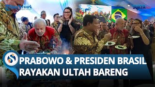 Hangatnya Momen Presiden Prabowo & Presiden Brasil Rayakan Ulang Tahun Bersama di Istana