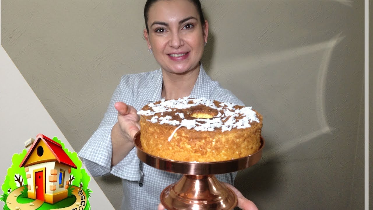 Receita de Bolo de Mandioca   Culinária em Casa