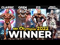 BUMSTEAD, CHOOPAN, CLARIDA, BANKS ▪ Full Routine WINNER Mr Olympia 2022