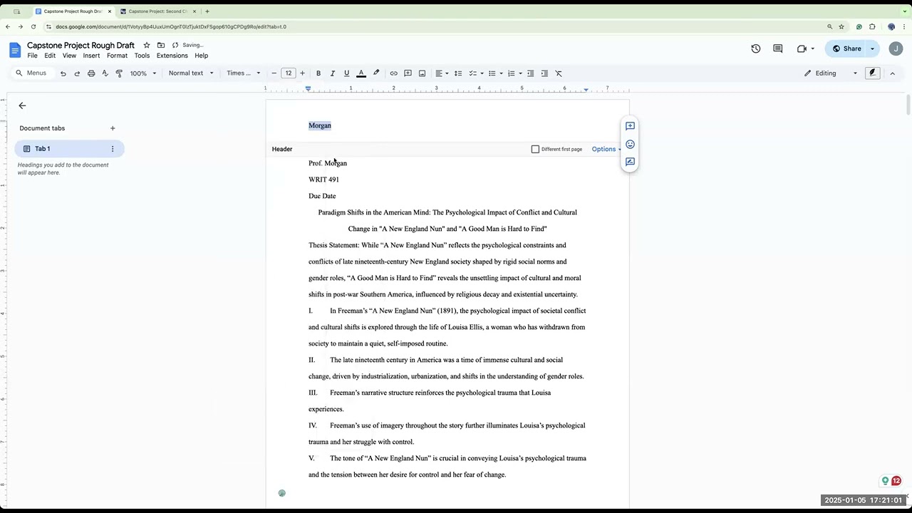 How to Submit Capstone Project (Rough and Final Drafts)