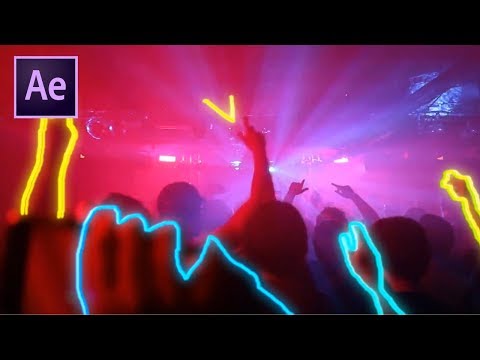Glow Motion Tracker Effect in Adobe After Effects | Glowing Light Scribble Animation