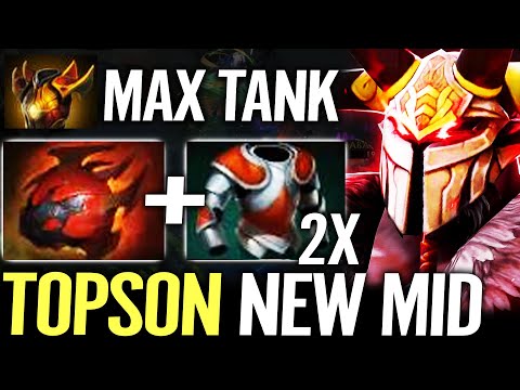 🔥 TOPSON Centaur 100% NEW MID — 19m Heart + 2x Platemail +30 Armor MAX TANK Fast GG Dota 2 Pro
