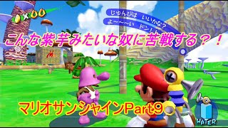足の速い紫芋にコテンパンに！マリオサンシャイン#9