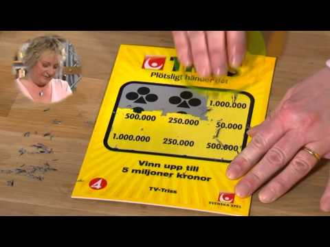 Hon skrapade fram storvinst - Nyhetsmorgon (TV4)
