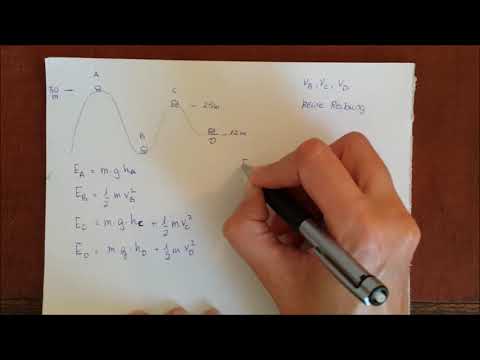 Aufgabe Energieerhaltung auf der Achterbahn