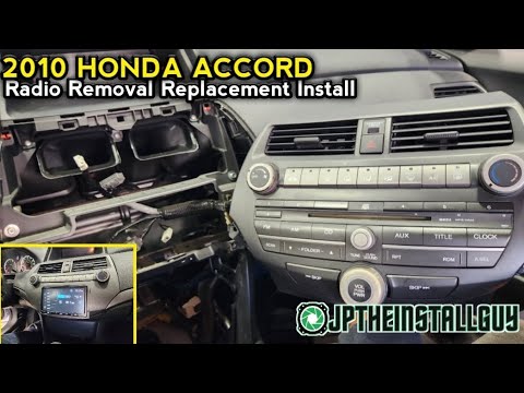 2010 Honda Accord Radio Removal Replacement Install upgrade, how to install car stereo