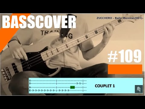 ZUCCHERO-Baila Morena-**BASSCOVER(109)**+tablature simplifiée.