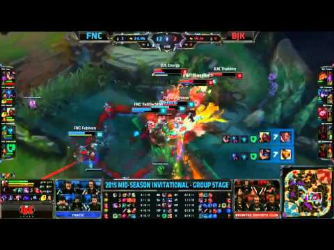 Fnatic vs Besiktas e-Sports Club - HIGHLIGHTS - MSI 2015 - Day 2 - League of Legends
