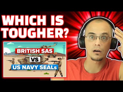 American Reacts to British SAS Soldiers vs US Navy Seals - Military Training Comparison (🇺🇸VS🇬🇧)